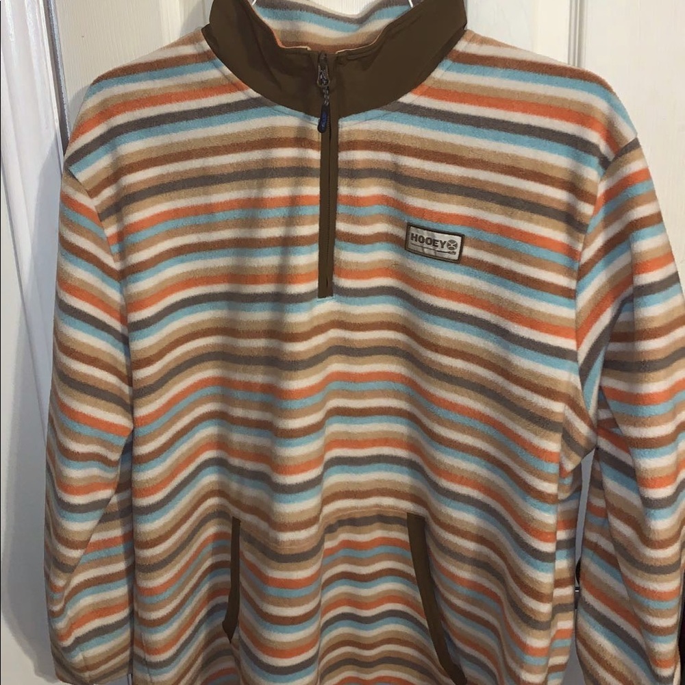 Hooey 3/4 zip sweater with front pockets, worn 2 or 3 times. Very nice sweater.